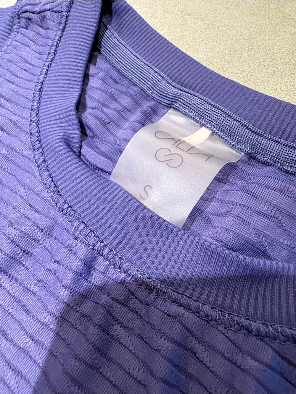 CALIA by Carrie Underwood Lavender Ribbed Tank Top